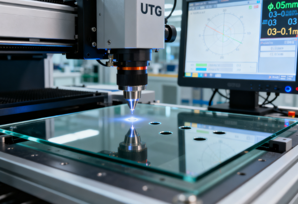 UTG玻璃激光微孔加工 (6) UTG玻璃激光微孔加工 (6)