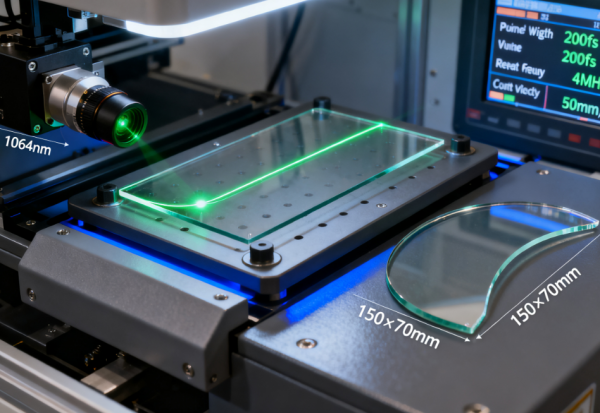 飞秒激光切割 UTG 玻璃 (8) 飞秒激光切割 UTG 玻璃 (8)