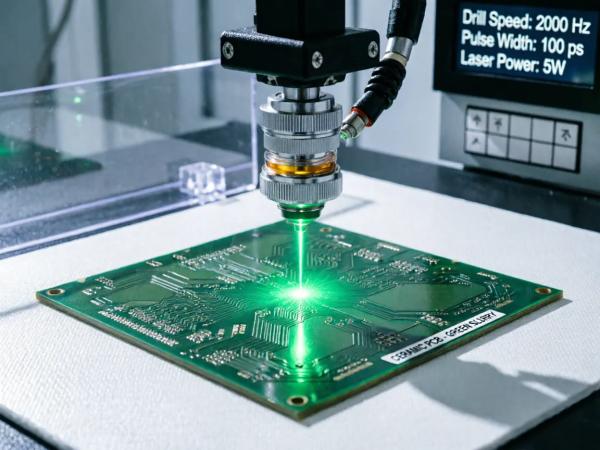 LTCC陶瓷基板绿光皮秒激光钻孔 (2)